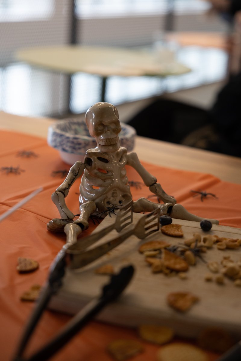 clearlinkco's tweet photo. We enjoyed munching on our char-BOO-terie board here in the office! 💀🎃 What's your favorite Halloween treat? #LifeAtClearlink https://t.co/NAKCLWqWML