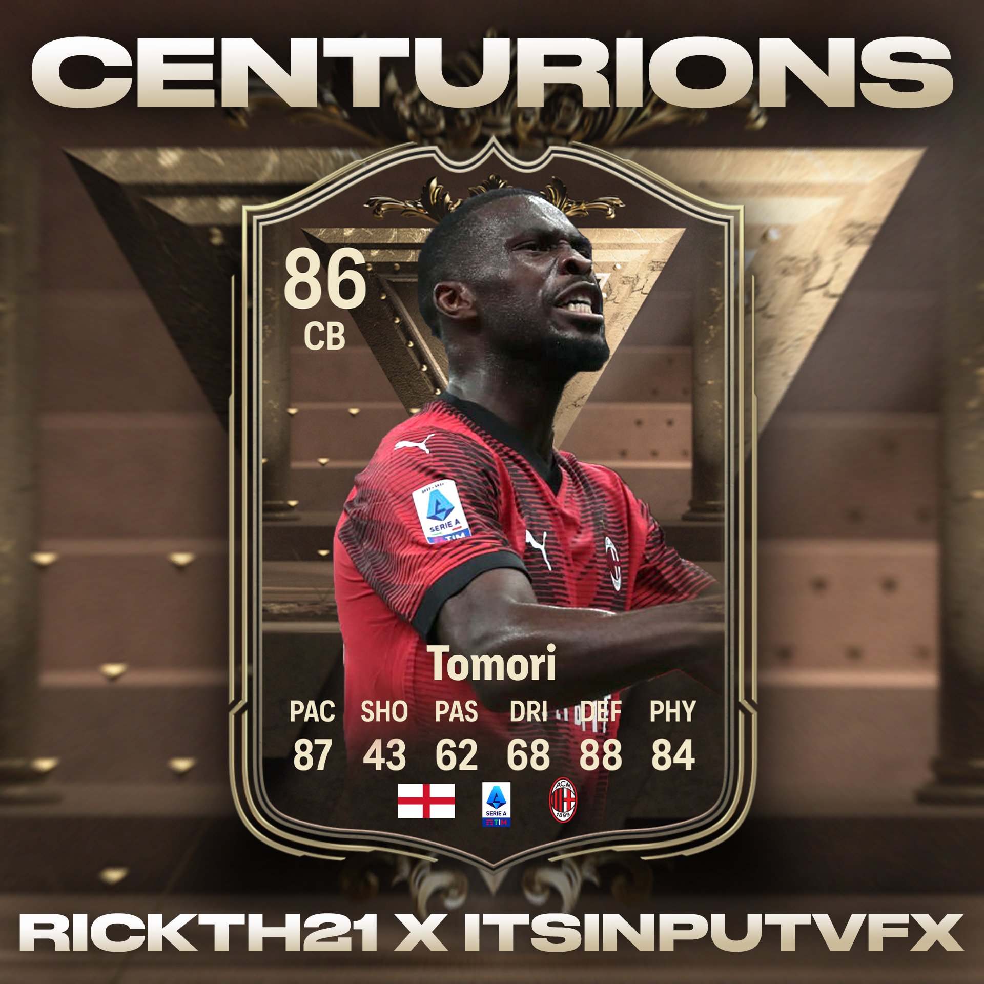 FUT Sheriff - Tomori🏴󠁧󠁢󠁥󠁮󠁧󠁿 is coming as CENTURIONS card