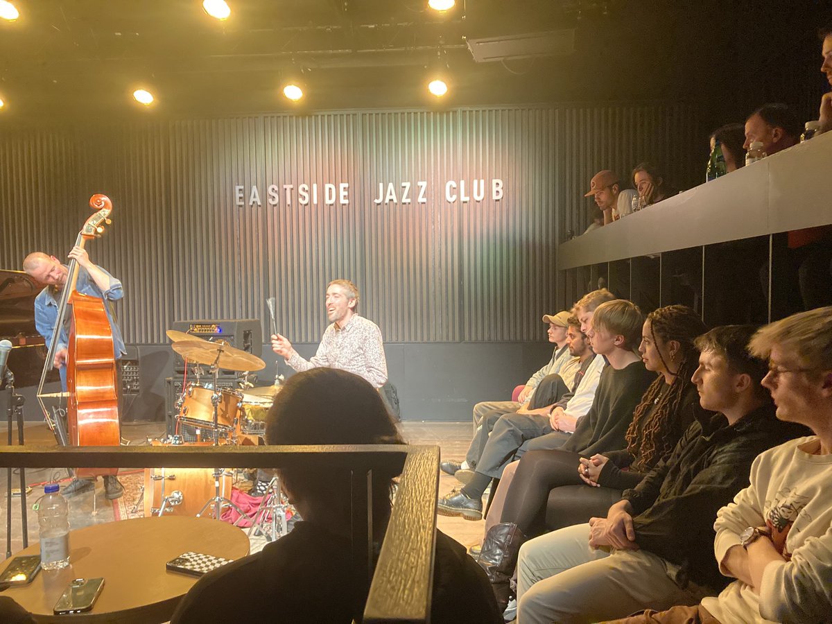 jazztromboneUK's tweet photo. And here’s the evening we had. Birmingham’s Village Vanguard. 👏👏🤗🙏💪🎶@BirmCons https://t.co/48nCeSN1uW