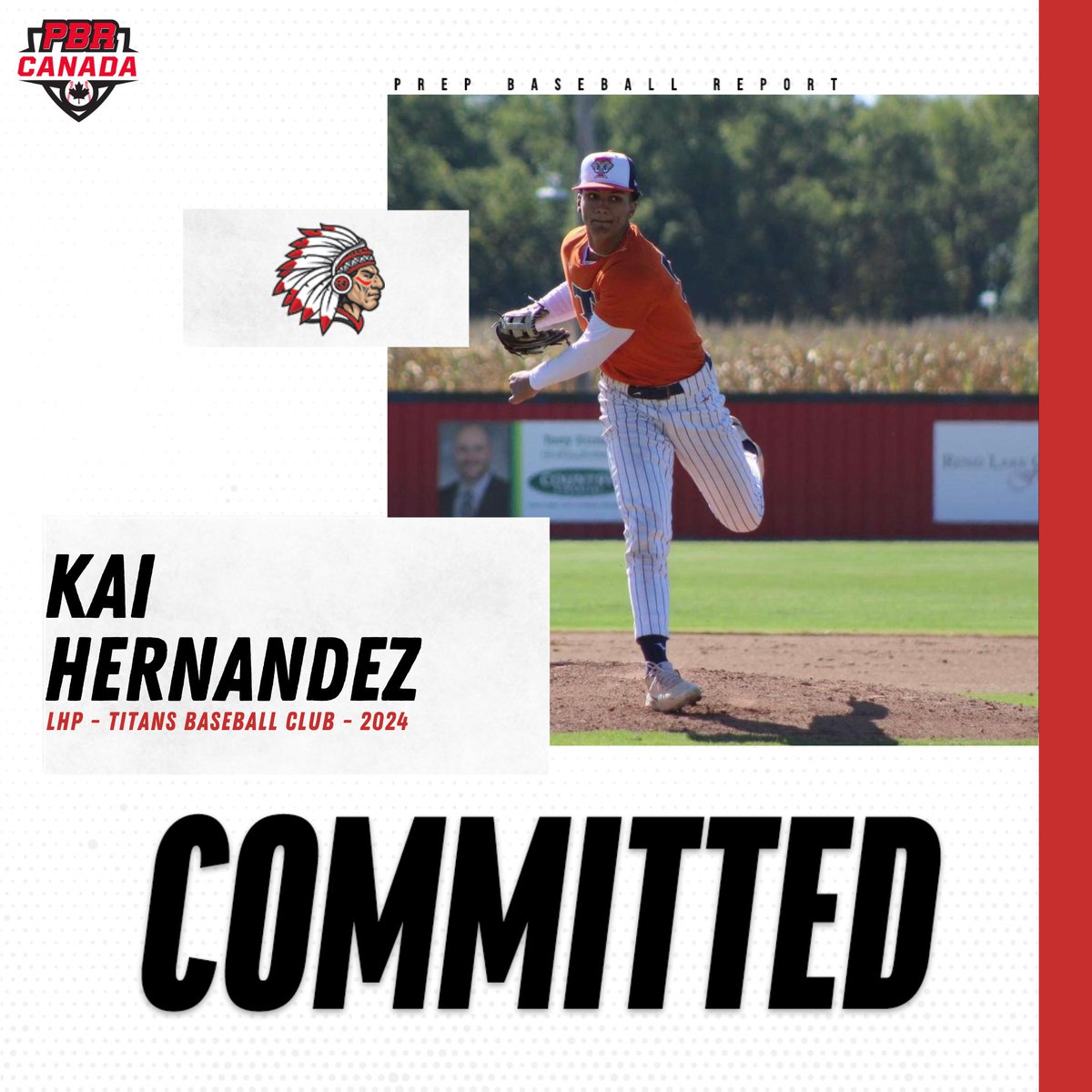 🚨𝐂𝐎𝐌𝐌𝐈𝐓𝐌𝐄𝐍𝐓 𝐀𝐋𝐄𝐑𝐓🚨 '24 LHP Kai Hernandez (@KaiHernandez06) has announced his commitment to Rend Lake College. @RLC_Baseball || #OffTheBoard🇨🇦