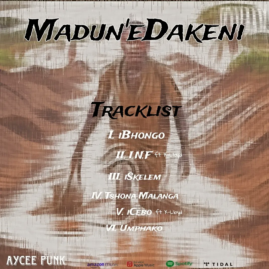 Aycee_punk's tweet photo. Madun'eDakeni out now on all digital platforms😤🔥 https://t.co/N34kY8ISmh