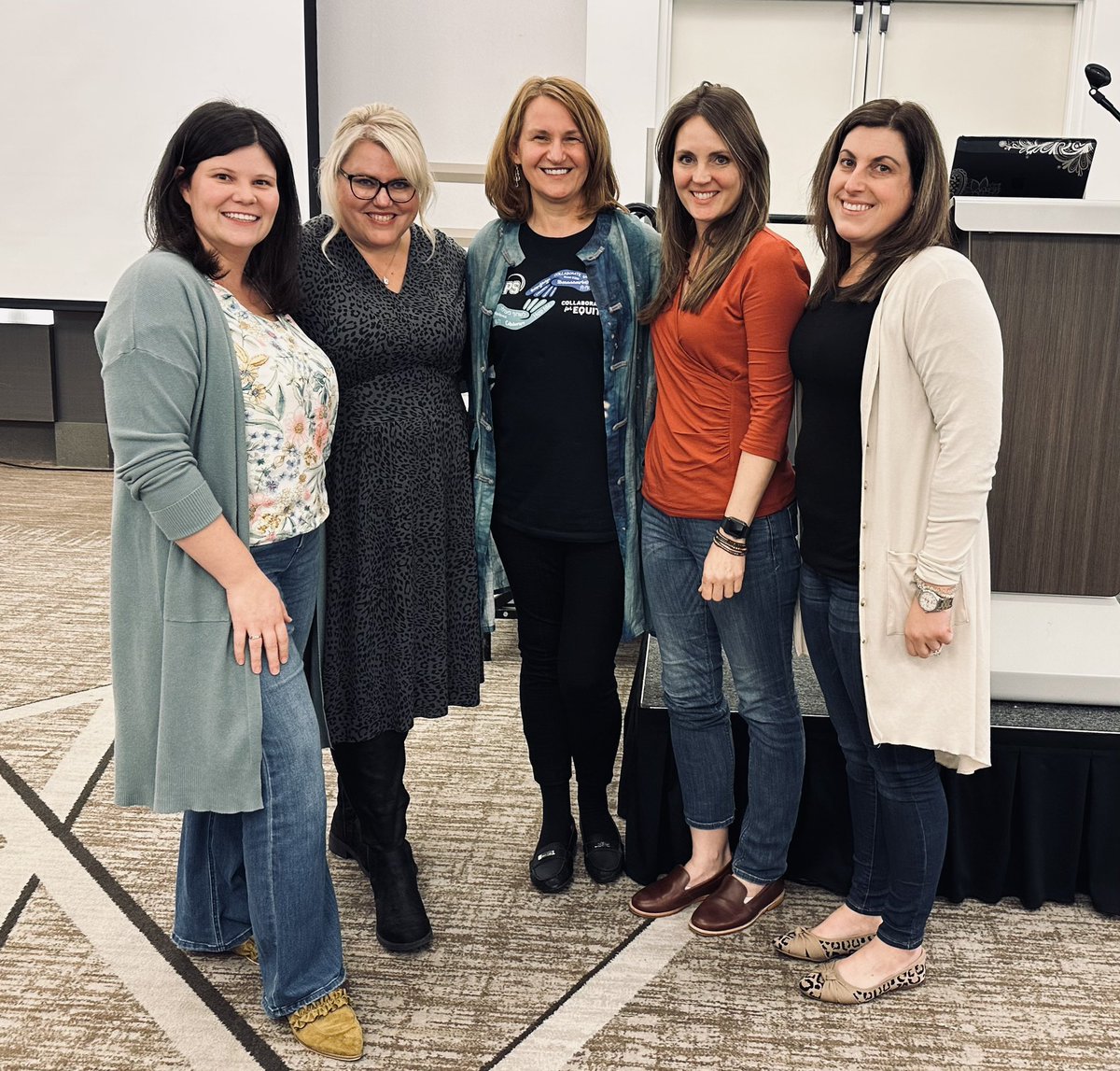 #specialpops2023 w/ our dream ELD/WL team, the trailblazing <a href="/AndreaHonigsfel/">Dr. Andrea Honigsfeld</a> spreading collaborative practices for ELs, <a href="/culturelinksllc/">Huda Essa</a> Huda Essa w/ some truth bombs: “To truly recognize and advance greatness, you must clear your lens and strengthen your filter.” What a week.