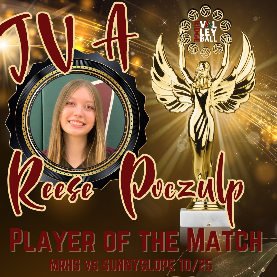 Great job Poz!!! Your great net play and aggressive attacks helped keep your team moving forward! Congratulations!!!