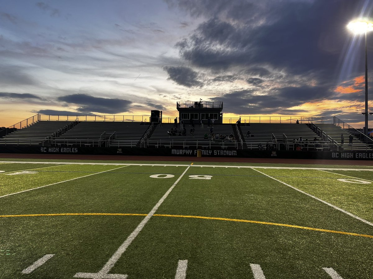 Senior soccer night @BChighathletics Gorgeous night to play Arlington HS on Cotter Field in The Murphy Family Stadium. @BCHChirpNation