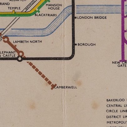 chelwilbur's tweet photo. A tube map from Jan 1950. Look at what they took from us. https://t.co/z7z13o5xao