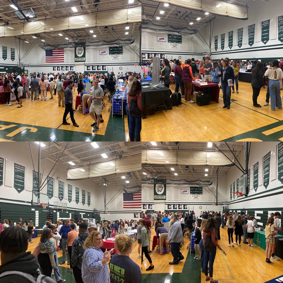 A fun and informative night at the WJCC College Fair! #WeareWJCC