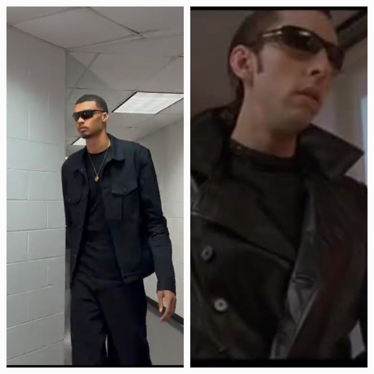 My boy, Wemby, giving off them JP vibes!!!