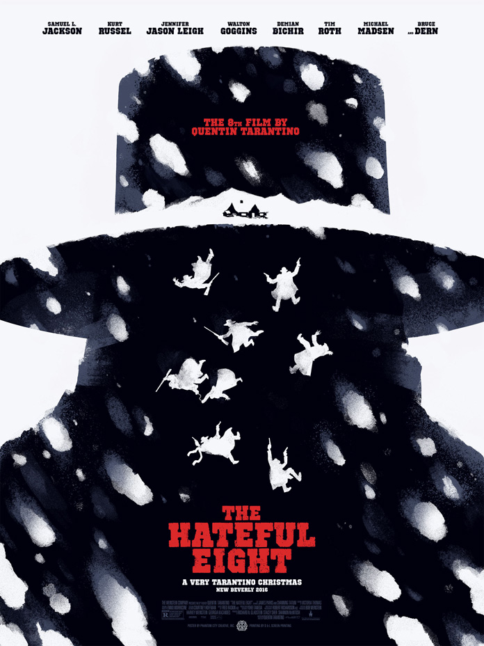 PosterEscape's tweet image. Amazing poster for The Hateful Eight by @PhantomCityCrtv 

#TheHatefulEight #QuentinTarantino