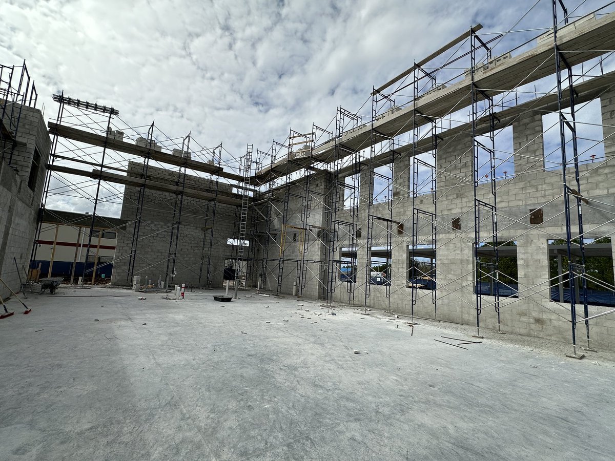 Today we walked though MHS construction project Bldg 5, 22 and 23 with Superintendent Moore. Who said pink, neon and blue doesn’t match! <a href="/FlaglerSchools/">FlaglerSchools</a> <a href="/FlaglerSoup/">Supt. LaShakia Moore</a> <a href="/KoryBush24/">Kory Bush</a> <a href="/PirateNationMHS/">Pirate Nation MHS</a> <a href="/kboze18/">Kristin Bozeman</a>