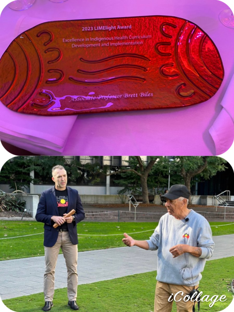 Such a privilege to receive this LIMELight award from @LIME__Network Special thanks to Uncle Vic Simms for providing his cultural expertise over the last 4 years. @UNSWMedicine We will continue to strive for a culturally safe space for students, staff and communities.