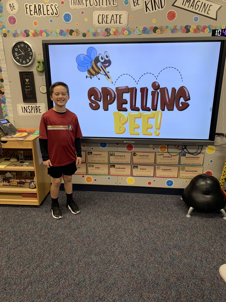How do you spell W-I-N-N-E-R-S? Congratulations to our 4th grade classroom Spelling Bee winners! <a href="/EddinsElem/">Eddins Elementary</a> <a href="/vcook4/">Vicky Cook</a> <a href="/mrs_nyland/">Mrs. Carrie Nyland</a>