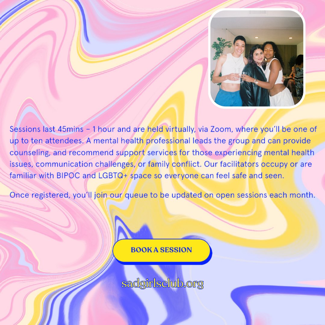 Here, you're not just heard; you're truly seen. Become a member and sign up for our chat room sessions today.

Link in bio to learn more.