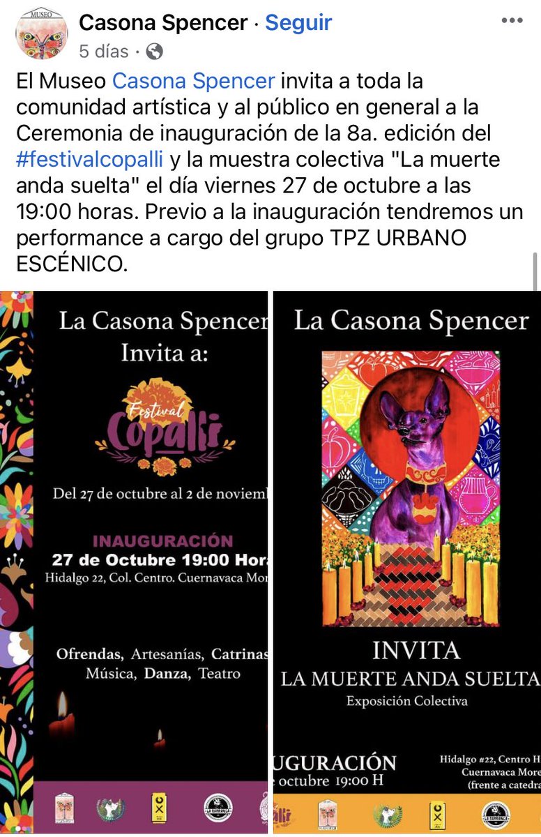 Jeglemqz's tweet photo. Notita de Miel 🍯 #NotadeMiel y sus amigos productores y Artesanos de #Cuernavaca #Morelos Estaremos participando en el festival Copalli 2023 los próximos 27,28,29,30 de octubre y 1,2 de nov, Los esperamos en la Casona Spencer, habrá muchas sorpresas, eventos y espectáculos. https://t.co/uOeDxnP4aG