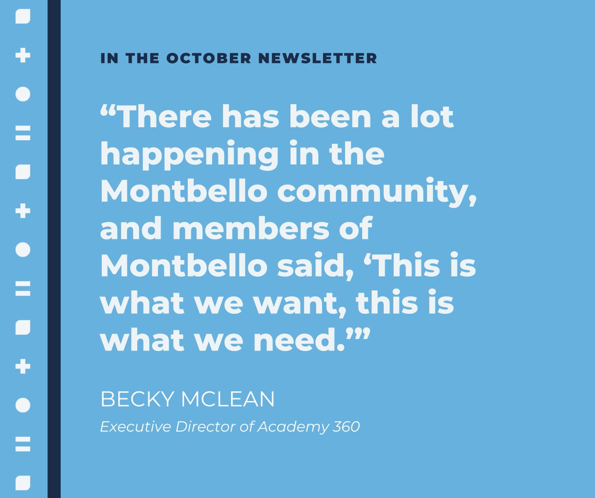 Our October newsletter reflects on #NationalHispanicHeritageMonth, celebrates Academy 360, and shares news on charter school renewal applications, and ways you can get involved with the Denver Education Vision Project. Find our newsletter here: conta.cc/3tL8BhN