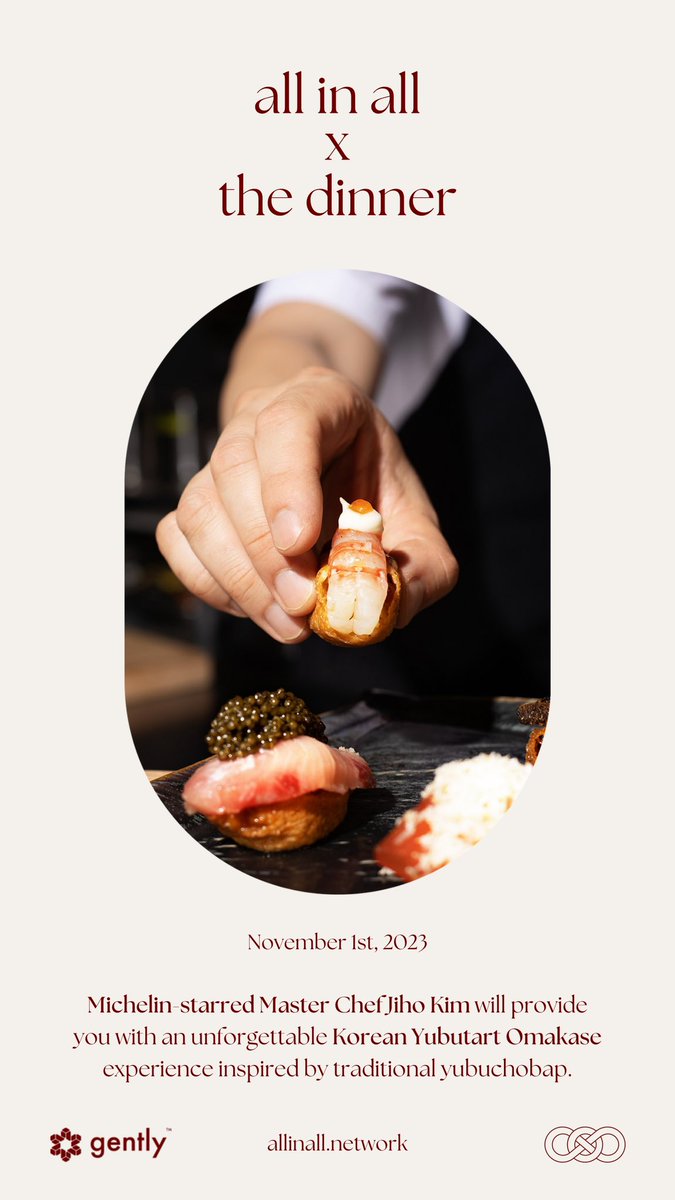We’re thrilled to introduce 'the dinner,' a series of extraordinary dining experiences featuring renowned chefs in unique settings.

For our inaugural dinner, we extend a special invitation to prominent consumer and CPG investors to savor an unforgettable Korean Yubutart Omakase