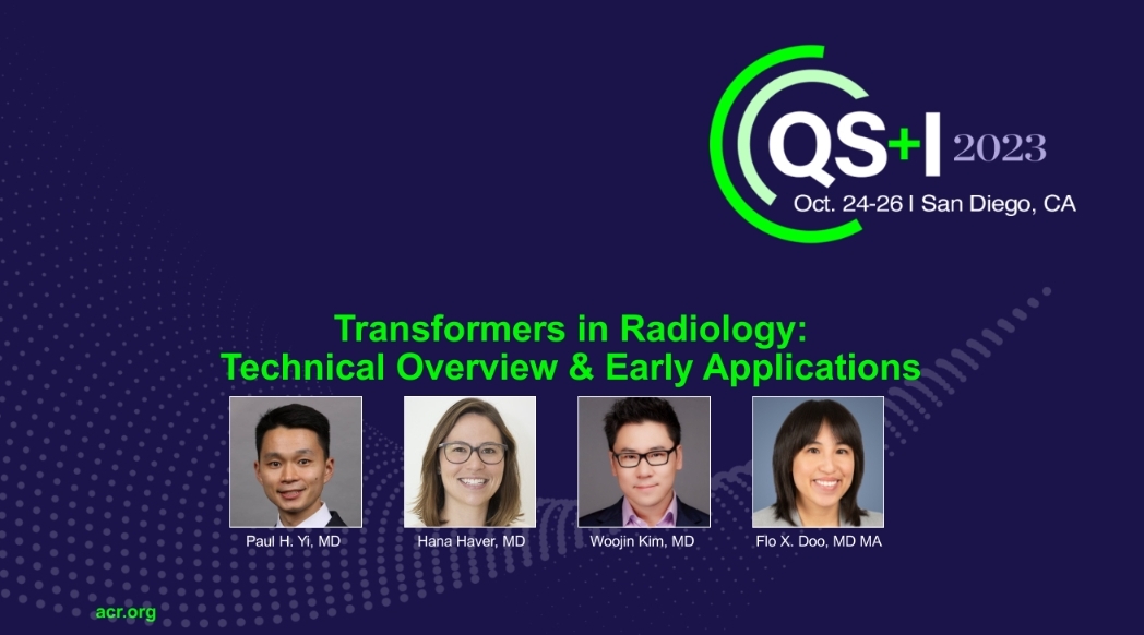Inspiring panel discussion about the promise &amp; possibilities of #GenerativeAI in #radiology at <a href="/RadiologyACR/">American College of Radiology</a> #QSI23!
Safety, accuracy, moat.
🌟 Follow <a href="/UM2ii/">UM2ii</a> leads <a href="/PaulYiMD/">Paul Yi</a> <a href="/flo_doo/">Flo Doo, MD</a> and other panelists <a href="/woojinrad/">Woojin Kim</a>, Dr Hana Haver for more insights!
<a href="/SIIM_Tweets/">SIIM</a> <a href="/UMMCRadiology/">UMMCRadiology</a>