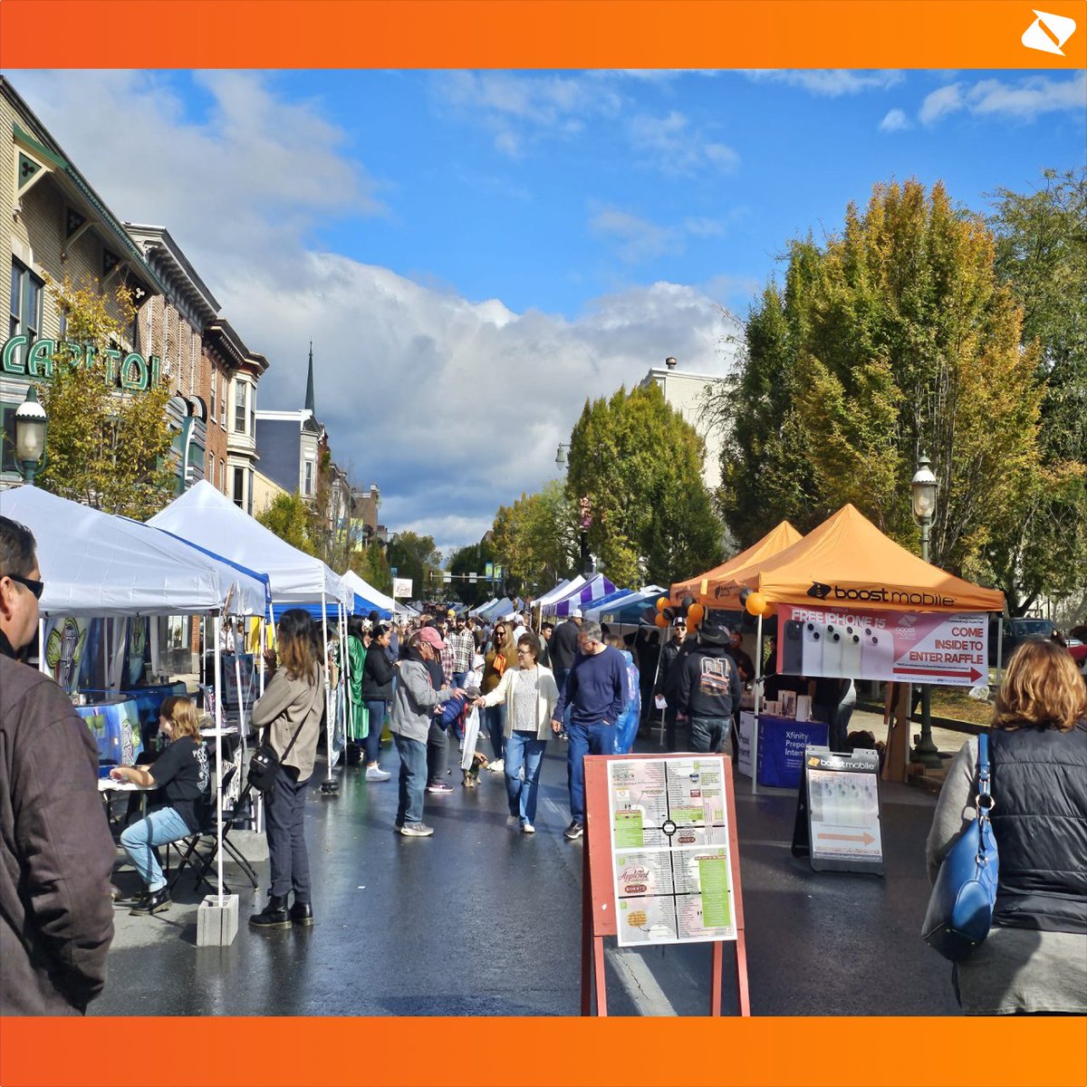 boostmobile's tweet photo. We had a great turn out at the annual Chambersburg AppleFest this weekend! What a fun-filled day with giveaways, food, a petting zoo and perfect weather.
Thanks for showing up and supporting our Boost Mobile stores!
#OneBoostNation #BoostHustle #CPAwireless https://t.co/dCVJEV08pR