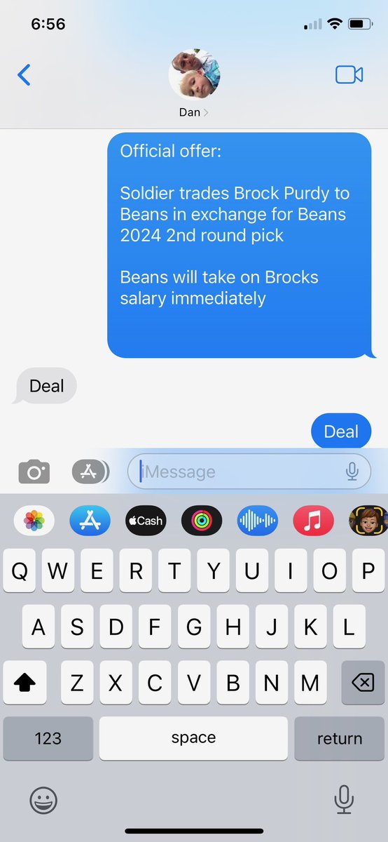greatestffl's tweet photo. Bean and Soldier do a deal. https://t.co/Jz7g8GE6L8
