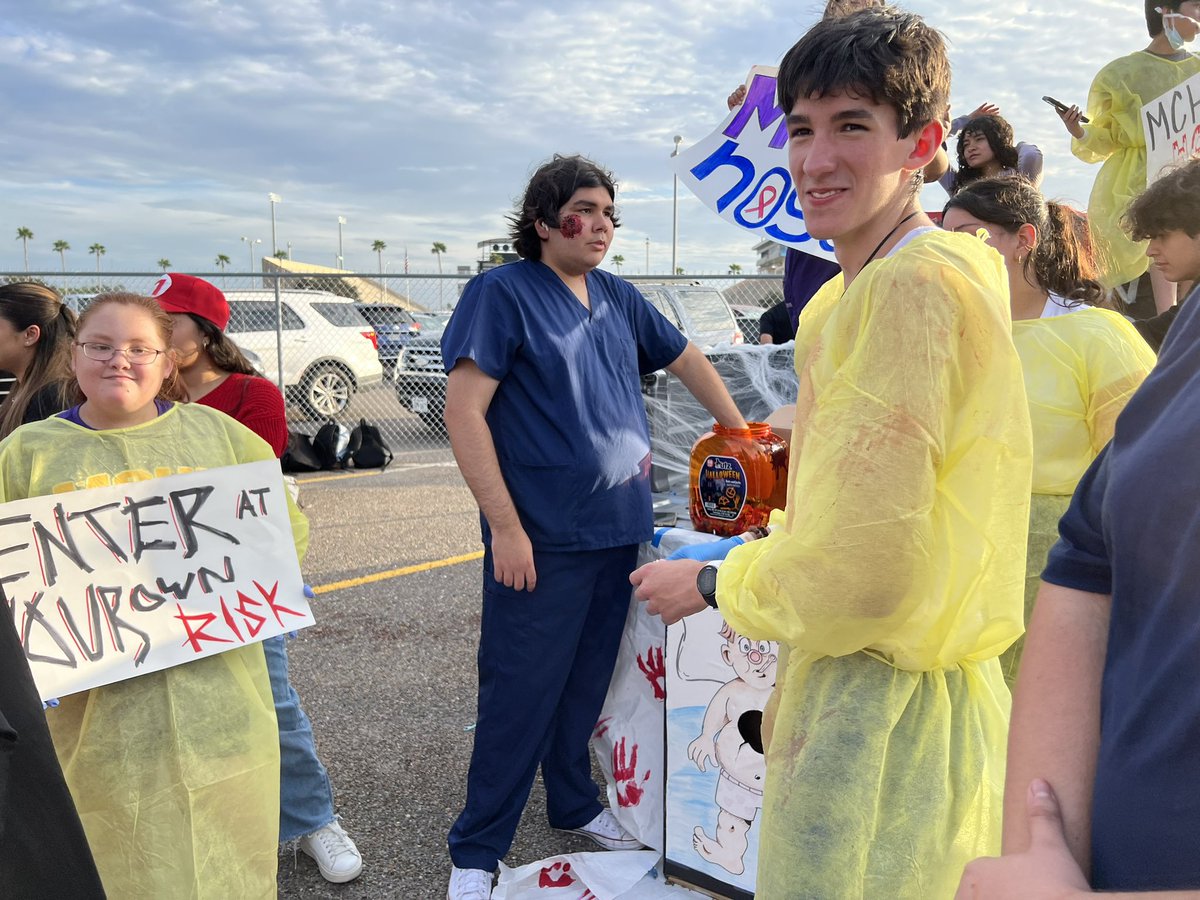 McHi HOSA participating in Trunk or Treat! Come over and enjoy the fun!<a href="/McAllenISD/">McAllen ISD</a>CTE @McAllenISD <a href="/McHiCTE1/">Mirtha N. Jimenez</a> <a href="/Spena1378/">Mrs. Sonia Elizondo</a> <a href="/McHiPride/">Dr. Albert Canales</a>