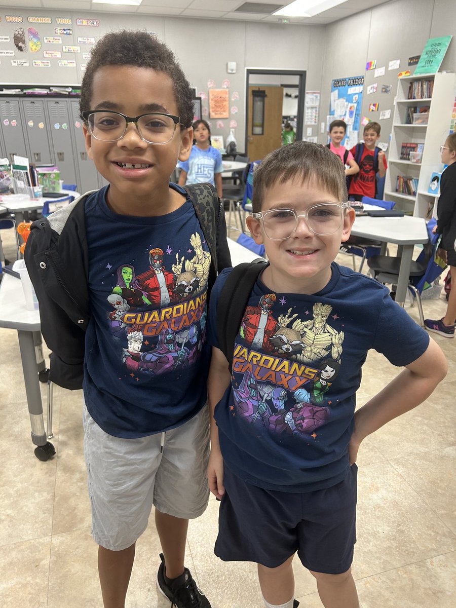 Red Ribbon Week continues with twin day! <a href="/Homestead_PTA/">Homestead PTA</a>