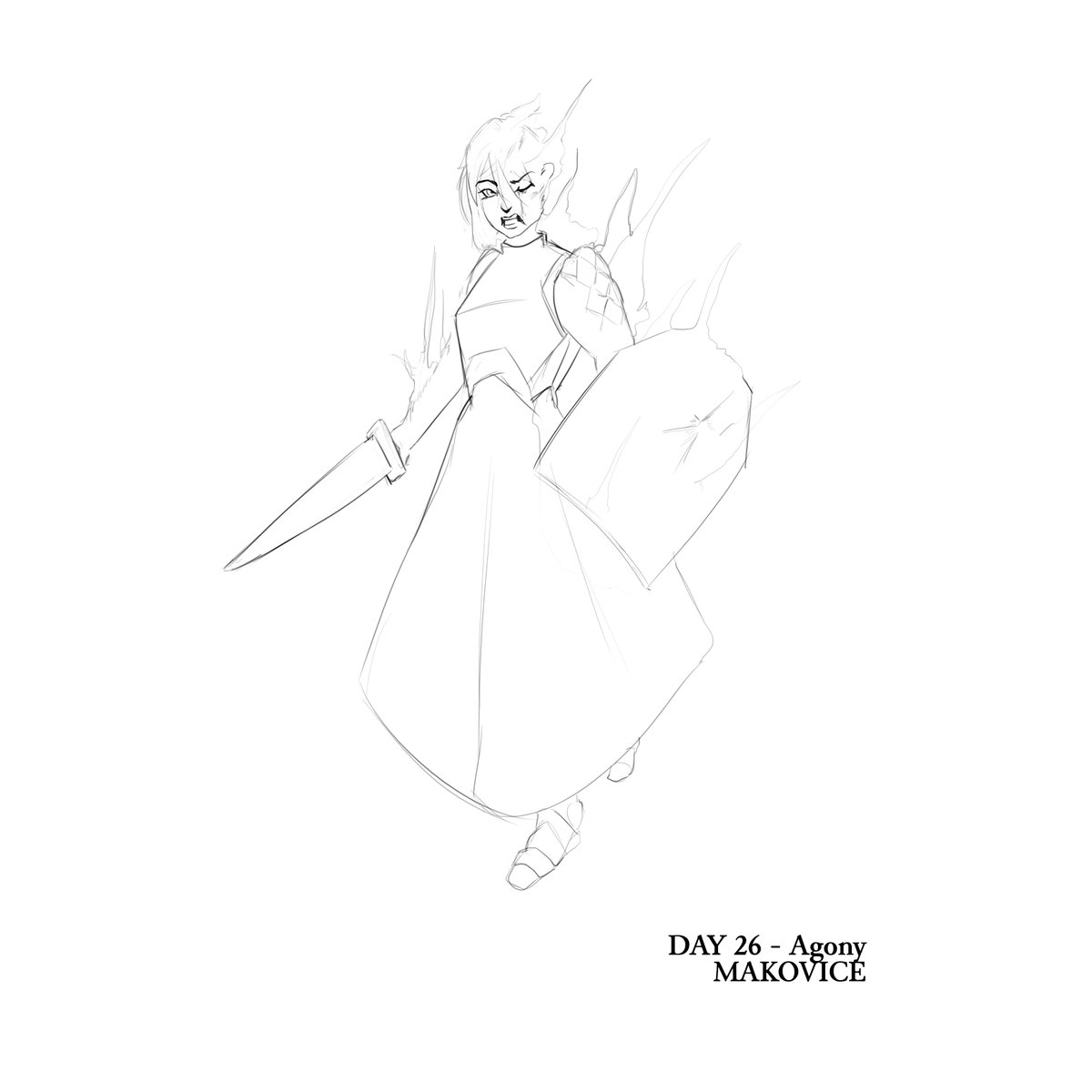 J_Hangz's tweet image. vicetober day 26: agony

#vicetober2023 #digitalart #makovice