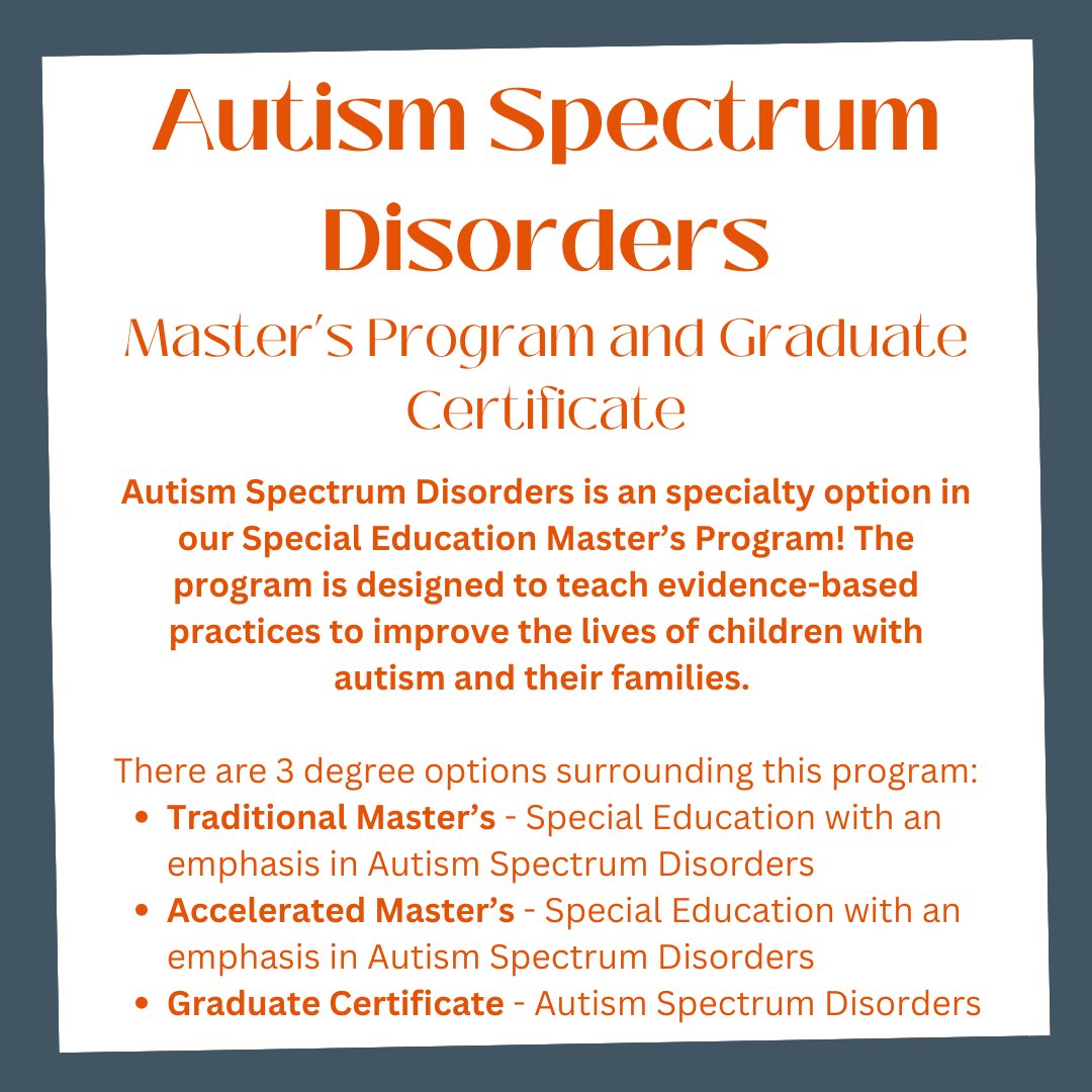 Special Ed, Leadership & Professional Studies tweet media