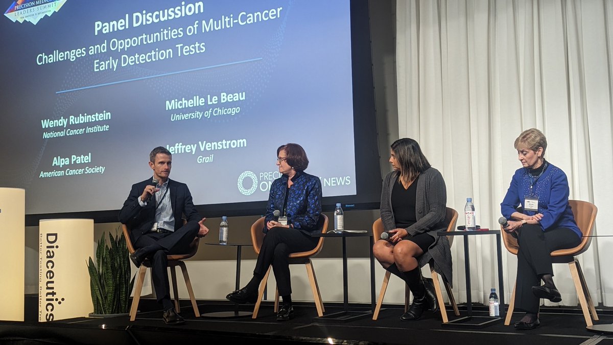 Jeff Venstrom, GRAIL's chief medical officer, participated in the panel 'Challenges and Opportunities of Multi-Cancer Early Detection Tests' at the Precision Oncology & Diagnostics meeting in Chicago to discuss the advancement of MCEDs to reduce cancer burden.