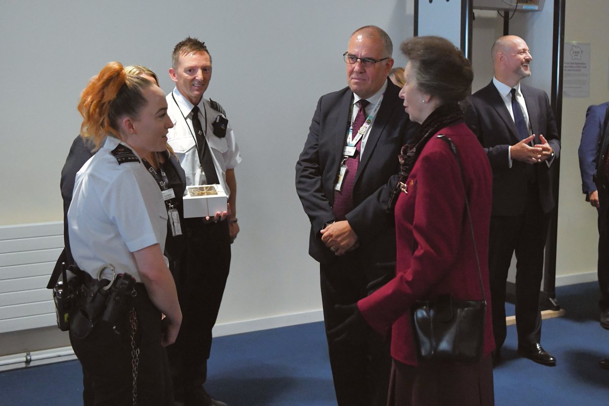 20.10.23: Our Royal Patron, HRH The Princess Royal, visited HMP Elmley, the first of three planned prison visits in four weeks, to meet staff and tour the establishment.