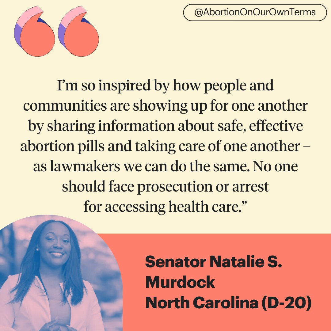 Self-managed abortion helps us reclaim freedom, power, &amp; control over our bodies &amp; lives. Use your power to challenge politicians trying to control us by punishing ppl for self-managing abortions or supporting a loved one in doing so. #SelfManagedAbortion #AbortionOnOurOwnTerms