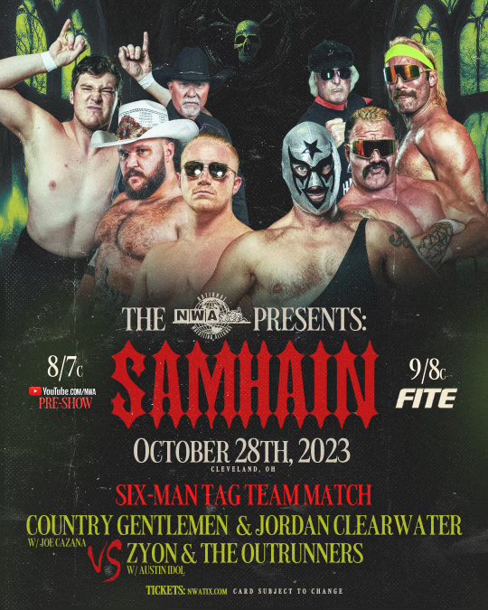 You keep friends close, but enemies closer! Gonna need help in taking out Idolmania and Outrunners at @NWA #Samhain…

#CountryGentleman and #GoldenBoy haven’t seen eye to eye, but let’s put it aside. Our history’s settled after a win and some beverages, brother!

‼️710%‼️

#NWA