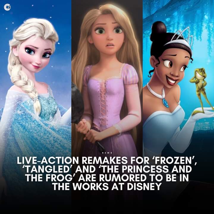 💜 The way for the accept is #ThePrincessAndTheFrog goes for a Live-Action Film.

But #Tangled and #Frozen are both dislikes for Live-Action Film due to a popular against on favorite Animated Film back in 2010 and 2013 respectively.

#LiveActionFilms #Disney