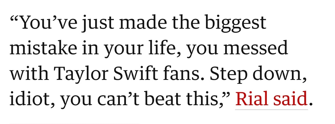 Esto siendo un quote real de Jorge Rial en una nota real de The Guardian (que en este momento es la 5 nota más leída del sitio) me sumó años de vida. En este país se aburre el que quiere.