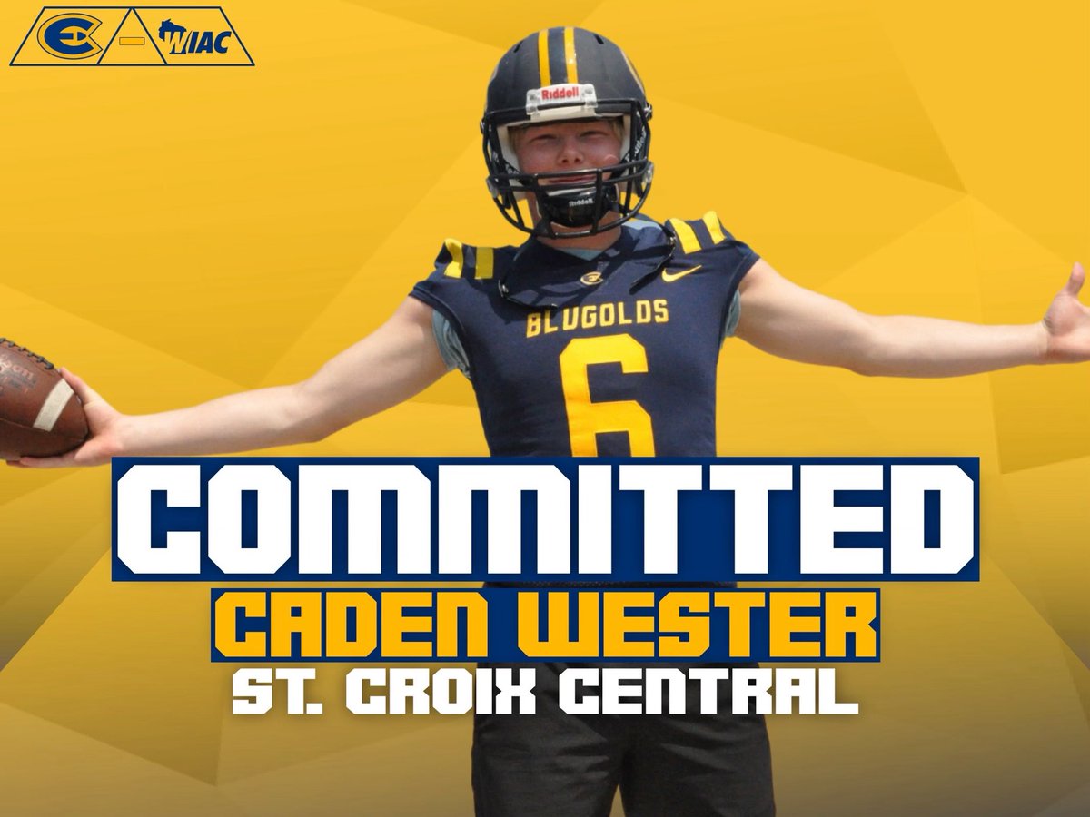 Excited for this opportunity to continue my football career with the Blugolds!