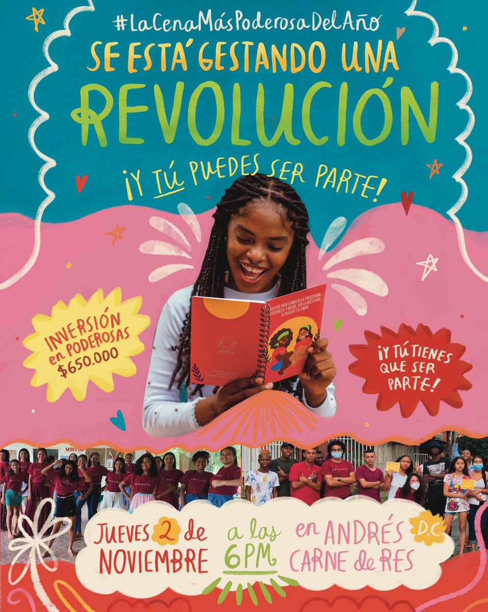 Rodrigo Sandoval Araújo 🏳️⚧️🏳️🌈 (@elbayabuyiba) on Twitter photo En <a href="/PoderosasColom2/">Poderosas Colombia</a> estamos haciendo una revolución: garantizar educación sexual para todxs.
Y tú puedes hacer parte.
Ven a la #LaCenaMásPoderosaDelAño, es una inversión en el futuro de Colombia.
Entregamos certificado de donación, es una comida maravillosa. En <a href="/PoderosasColom2/">Poderosas Colombia</a> estamos haciendo una revolución: garantizar educación sexual para todxs.
Y tú puedes hacer parte.
Ven a la #LaCenaMásPoderosaDelAño, es una inversión en el futuro de Colombia.
Entregamos certificado de donación, es una comida maravillosa.