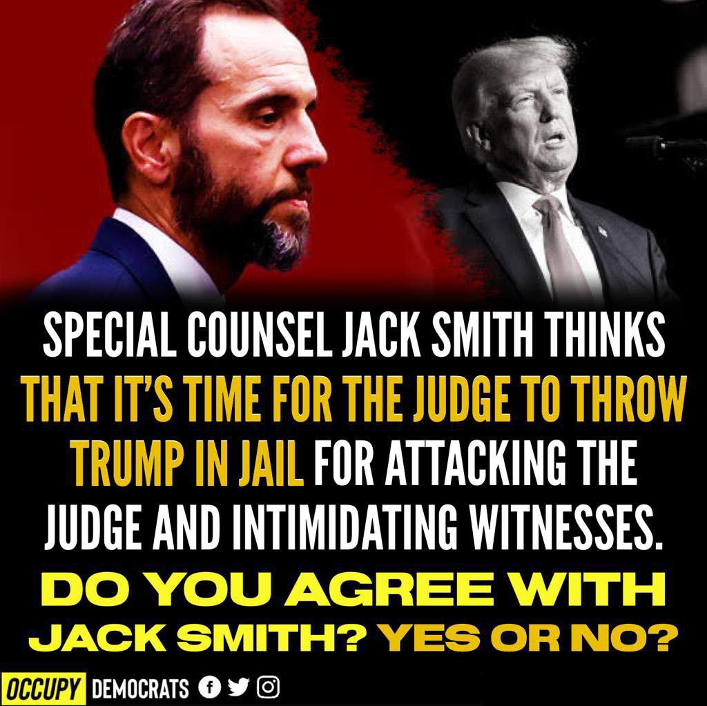 OccupyDemocrats's tweet photo. YES or NO? https://t.co/AFALfcr8hm