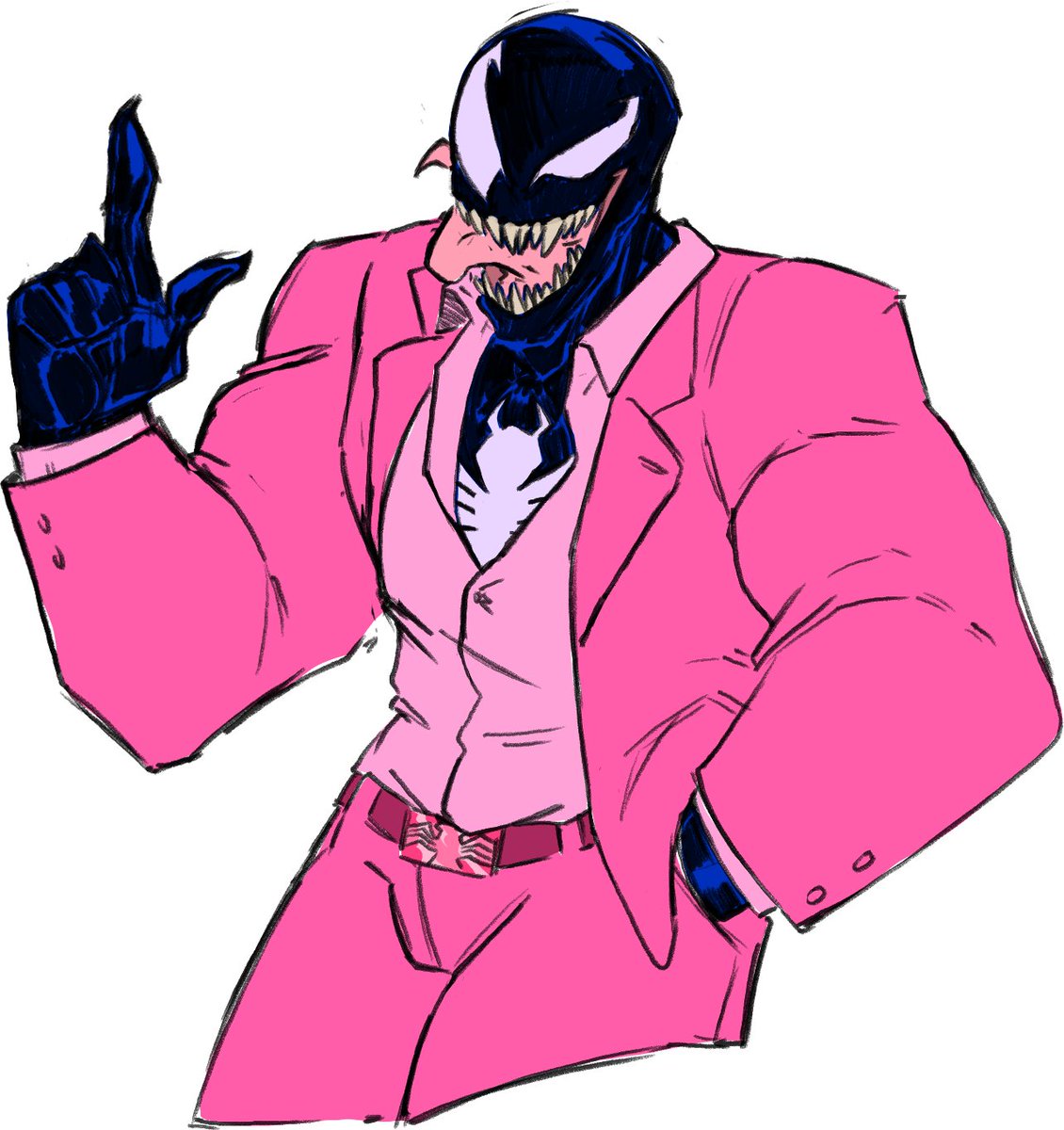 AmazingMayDay's tweet image. Venom likes pink