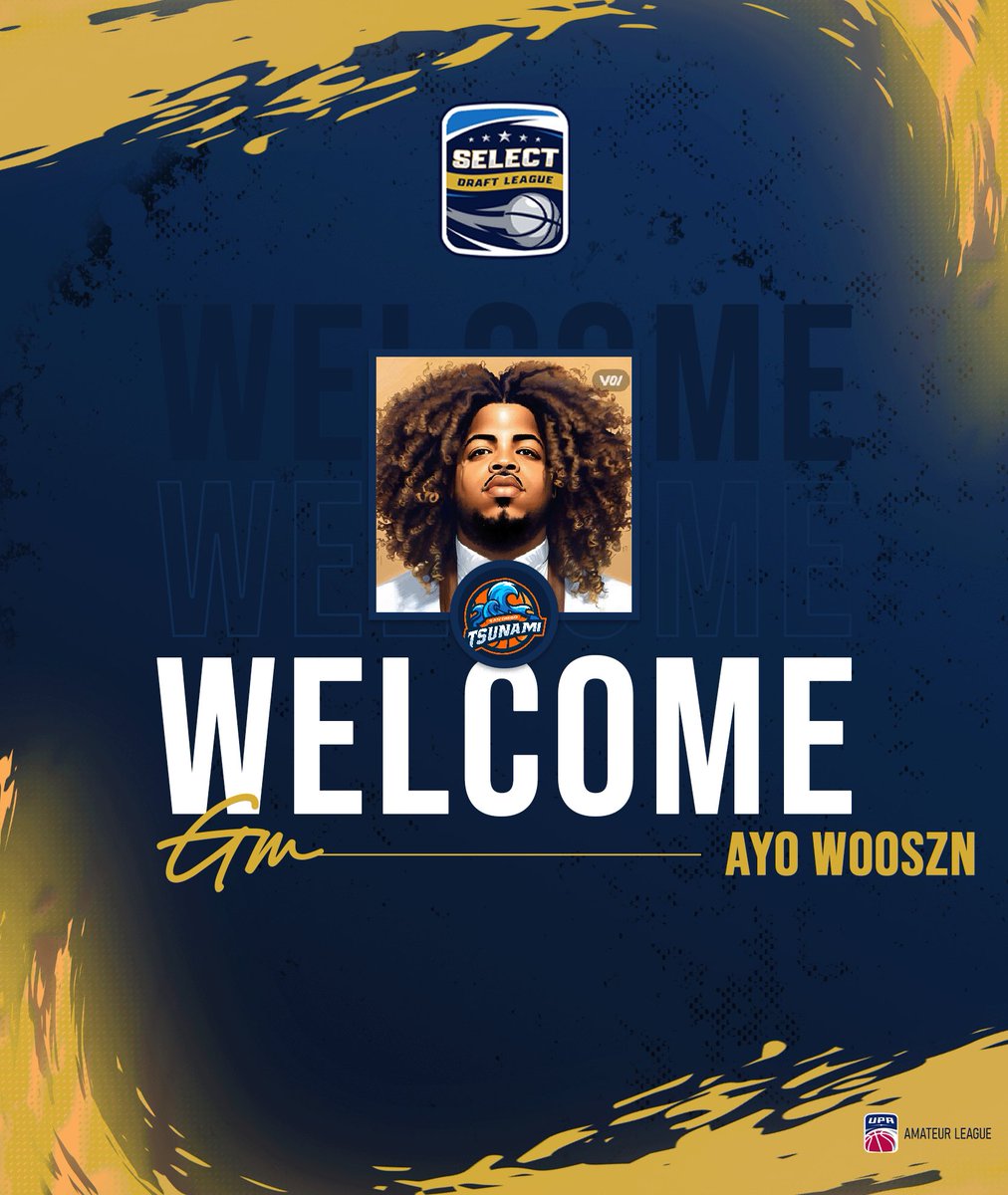 🌟 Welcome @AyoWooSzn 🌟 

We're thrilled to have you as the <a href="/SelectTsunami/">San Diego Tsunami 🌊</a> 🌊 x2 Champions 💍 GM this season. 

Your expertise and fresh perspective will make a great impact. Let's make it unforgettable!  #Season10