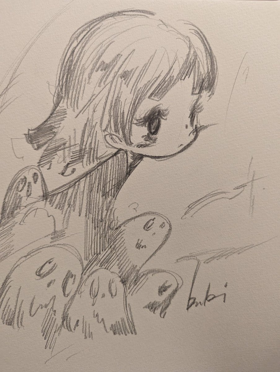 キャラクター 鉛筆スケッチ ?media_id=18130150489300134