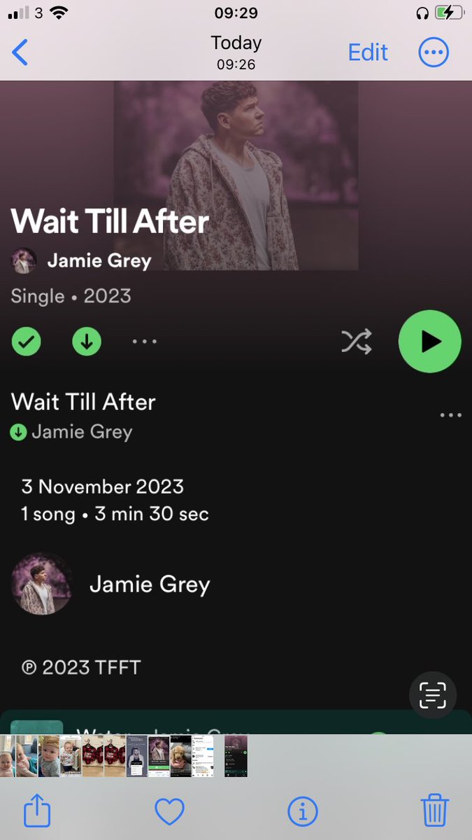 ⁦<a href="/JamieGreyMusic/">Jamie Grey</a>⁩ #NewMusicFriday Wait Till After Another Amazing Song/Tune Thank you Jamie 🔥🔥🎼🎤🥰