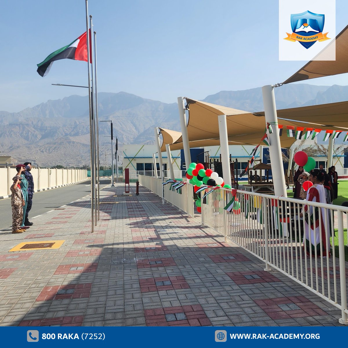 rakacademy_raka's tweet photo. UAE Flag Day at RAK Academy! 🇦🇪

#rakacademy #raka #rasalkhaimah #admission #hamra #alrams #khuzam #school #student #teacher #education #uae #rak #children #parents #curriculum #UAEFLAGDAY #Flag #يوم_العلم_3_نوفمبر  #يوم_العلم #يوم_العلم_الإماراتي https://t.co/nkUxrggSxD