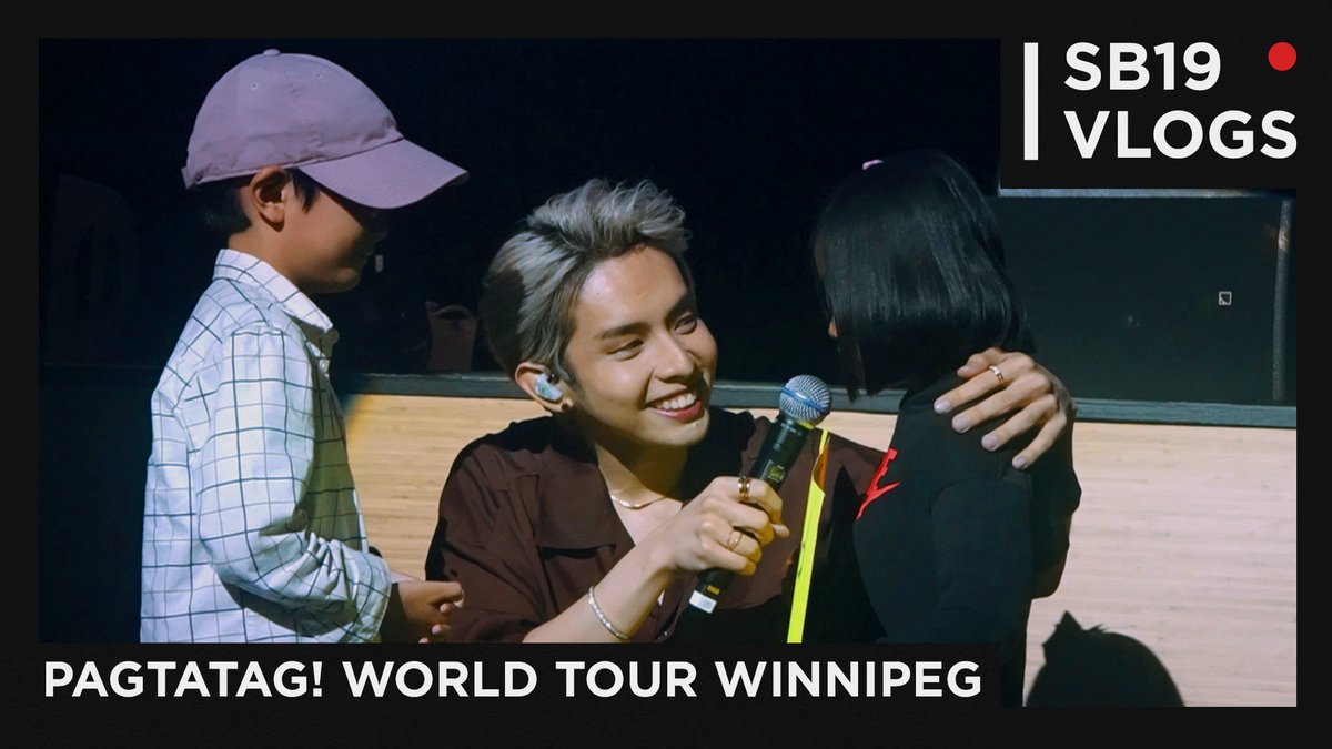SB19Official's tweet photo. 🔴 [SB19 VLOGS] PAGTATAG! World Tour Winnipeg

🔗 https://t.co/BPim9rmh5h

#SB19 #PAGTATAG #SB19PAGTATAG #PAGTATAGWorldTour
#PAGTATAGWorldTourWinnipeg https://t.co/7NjZ8FCCnn