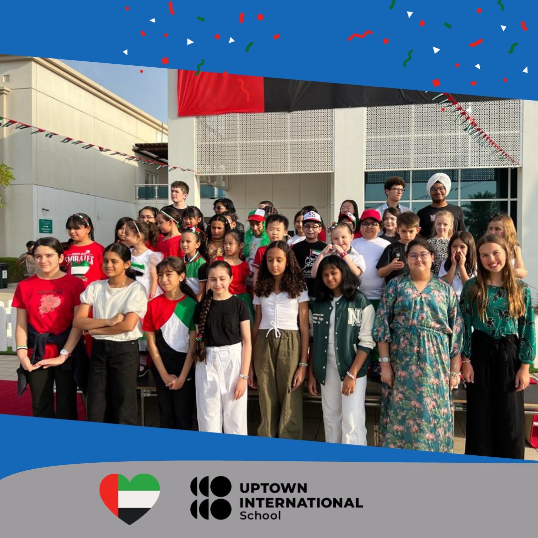 Happy UAE Flag Day! 🇦🇪📷 UIS is proud to celebrate the rich culture and heritage of the United Arab Emirates. Today, we honour the visionary leaders who have worked tirelessly to build this great nation and raise its flag high.  
@Taaleemuae
#UAEFlagDay #weareUIS #proudlytaaleem