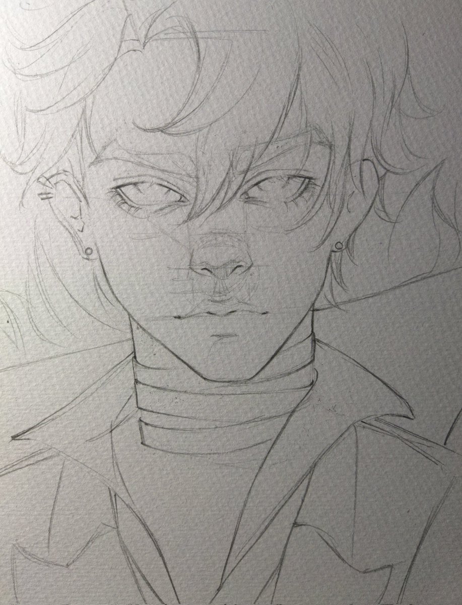 kzeroeightx's tweet photo. me and my work in progress wrizzley watercolor portrait 🖌️🎨

#GenshinImpactth #Wriothesley #Genshinfanart https://t.co/Mey4Ntny4e