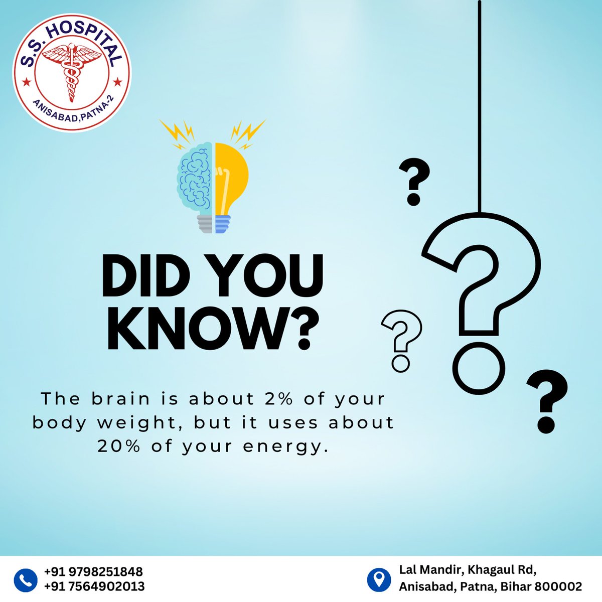 healwithss's tweet photo. Did you know?
Follow us @healwithss

#BrainFacts #MindOverMatter #EnergyEfficiency #KnowledgeIsPower #NourishYourMind #IntellectualWellness #BodyAndMindBalance #CognitiveHealth #FuelForThought #StayCurious #MindfulEating #HealthyHabits #sshospitalanisabad #support #healthwellness https://t.co/3s9IrPpj55