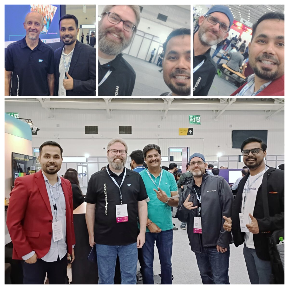 srijayant's tweet image. TechEd this year was a blast! Meeting , @thomas_jung, @RichHeilman and @qmacro (dj) was a dream come true. They've been my inspiration on this incredible journey in ABAP, UI5, HANA, CAP anything and everything u can build in the SAP ecosystem. #Legends #SAPTechEd2023