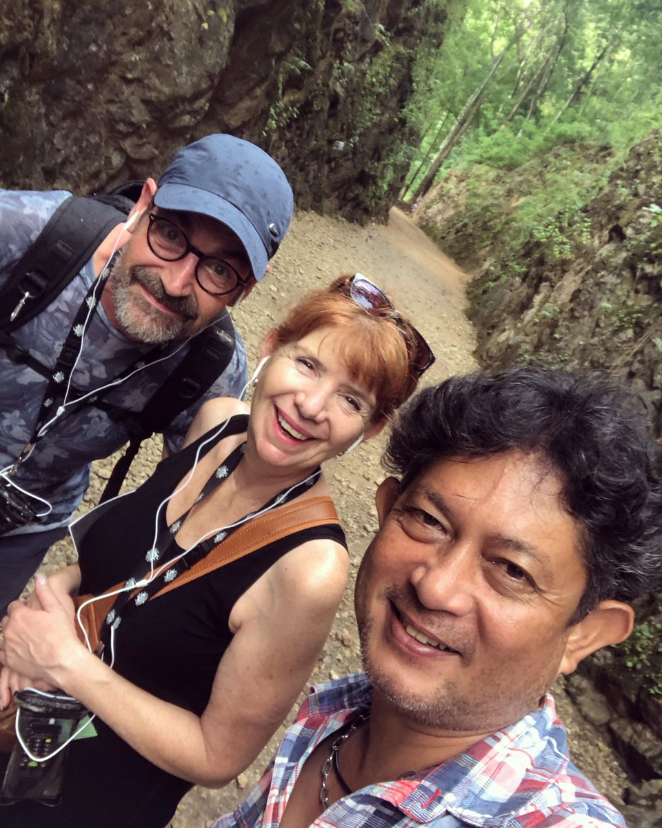 guidebkktour's tweet image. Have you ever walk through cutting of ‘Hell Fire Pass’ in the rain? 

I did today 😊 

#HellFirePass #Deathrailway #kanchnaburi #BridgeoverRiverKwai #GuideBangkok
