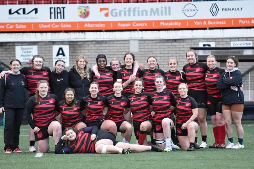 What a performance from our Women's Rugby team as they beat Bournemouth University 41-0 at Sardis Road on Wednesday 😮‍💨 @USWWomensRugby 🔥