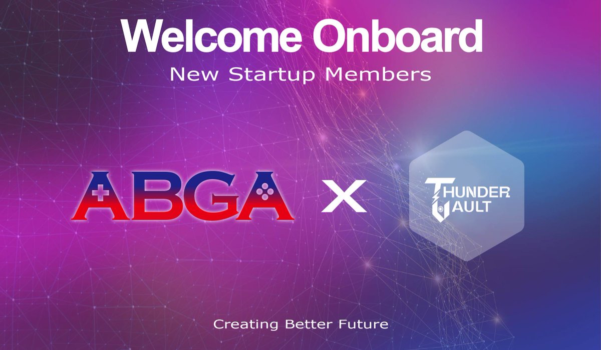 Proud to announced that #ABGA has new start-up member👏 @thundervault- The ultimate vault designed to safeguard your assets with an automatic, secure, and simplified process. We provide more than what you need, and it only takes a few simple steps. 🔥 Welcome to join us!