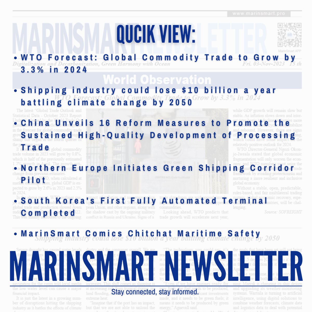 WinKongMarine's tweet image. 📰 News Express | MarinSmart NewsLetter 15th
Click to view details! 👇
marinsmart.pro/info/news-lett…

Stay connected, stay informed. 🌐⚓
#maritimenews #internetplus #marineindustry #SupplyChain #containershipping