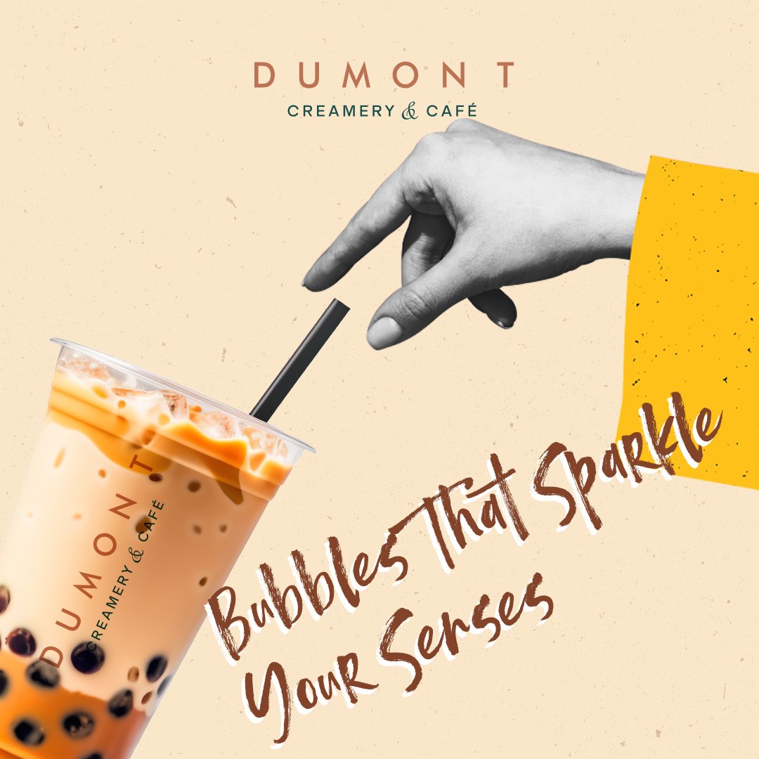 JAANRISE's tweet photo. Trendy outlooks for new age brands are a must. Check out the latest work we've crafted for Dumont USA!

#Janrise #NewWork #ClientWork #Advertising #Agency #Creative #CreativeAgency #Work #BrandWork #JanriseWork #Dumont #DumontCreamery #Icecream #BubbleTea #Coffee #Hyderabad https://t.co/YDWrEvrCJM